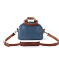 HOFFMAN LEATHER CROSSBODY BAG - MINI - SMOKEY BLUE