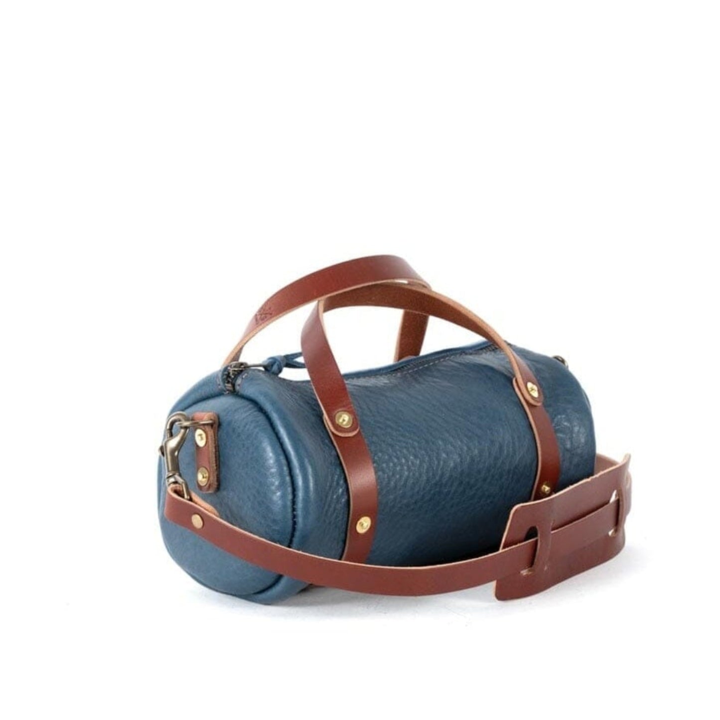 JANE LEATHER CROSSBODY - SMALL - SMOKEY BLUE