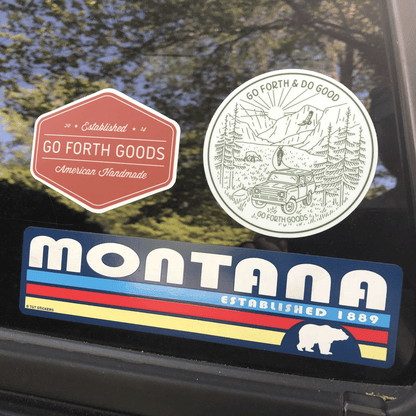 TRADITIONAL RED LOGO STICKER