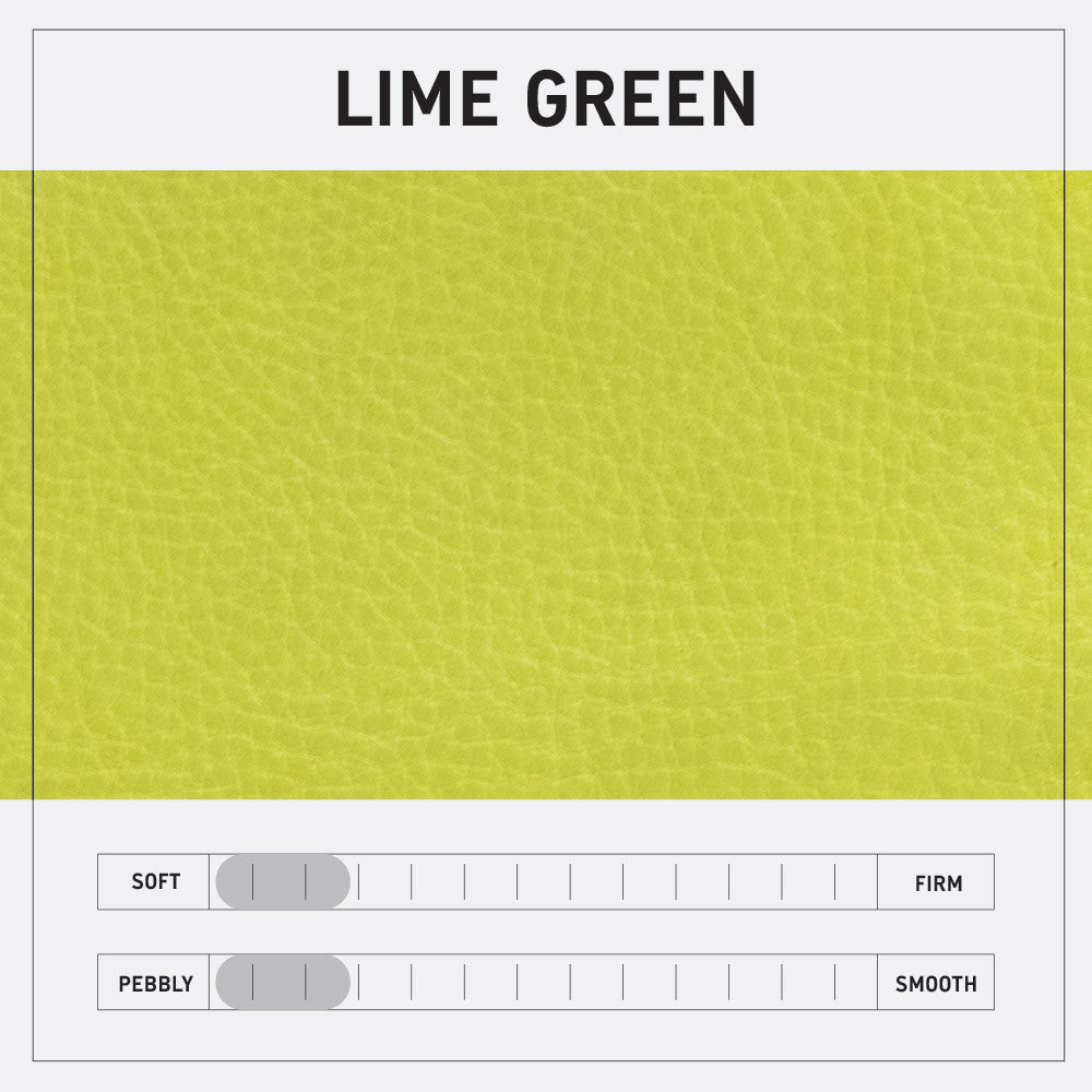 KINDLE LEATHER SATCHEL - LIME GREEN
