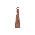LEATHER TASSEL KEY CHAIN - LONG