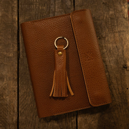 LEATHER TASSEL KEY CHAIN - SMALL