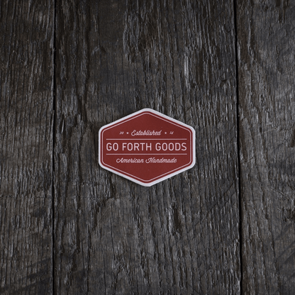 TRADITIONAL RED LOGO STICKER
