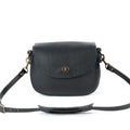 VIVIAN SATCHEL LEATHER CROSSBODY - BLACK