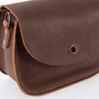 VIVIAN SATCHEL LEATHER CROSSBODY DELUXE - OLIVE