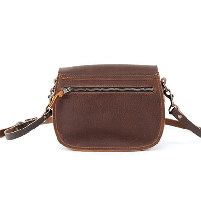 VIVIAN SATCHEL LEATHER CROSSBODY - OCEAN BLUE