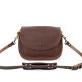 VIVIAN SATCHEL LEATHER CROSSBODY DELUXE - FOREST GREEN