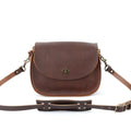 VIVIAN SATCHEL LEATHER CROSSBODY - NATURAL VEG TAN