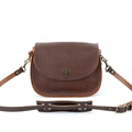 VIVIAN SATCHEL LEATHER CROSSBODY DELUXE - VIOLET