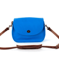 VIVIAN SATCHEL LEATHER CROSSBODY - OCEAN BLUE