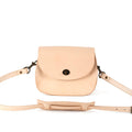 VIVIAN SATCHEL LEATHER CROSSBODY - SMALL - NATURAL VEG TAN