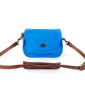 VIVIAN SATCHEL LEATHER CROSSBODY - SMALL - OCEAN BLUE