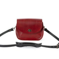 VIVIAN SATCHEL LEATHER CROSSBODY - SMALL - OXBLOOD