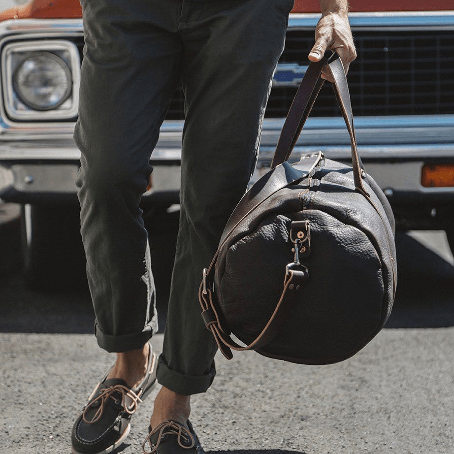 WILLIAM LEATHER DUFFLE BAG