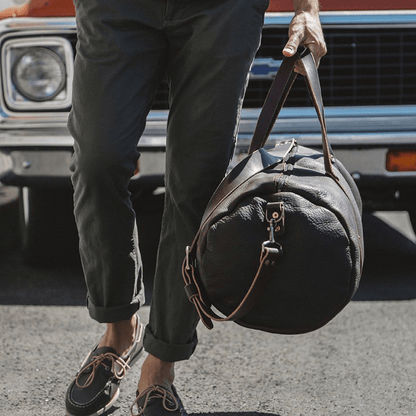 WILLIAM LEATHER DUFFLE BAG