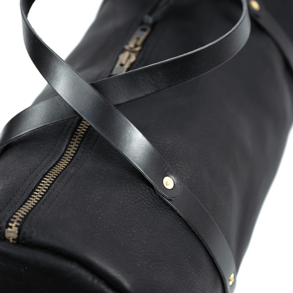 WILLIAM LEATHER WEEKENDER DUFFLE BAG