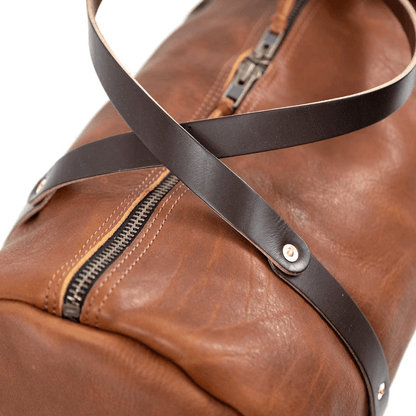 WILLIAM LEATHER WEEKENDER DUFFLE BAG