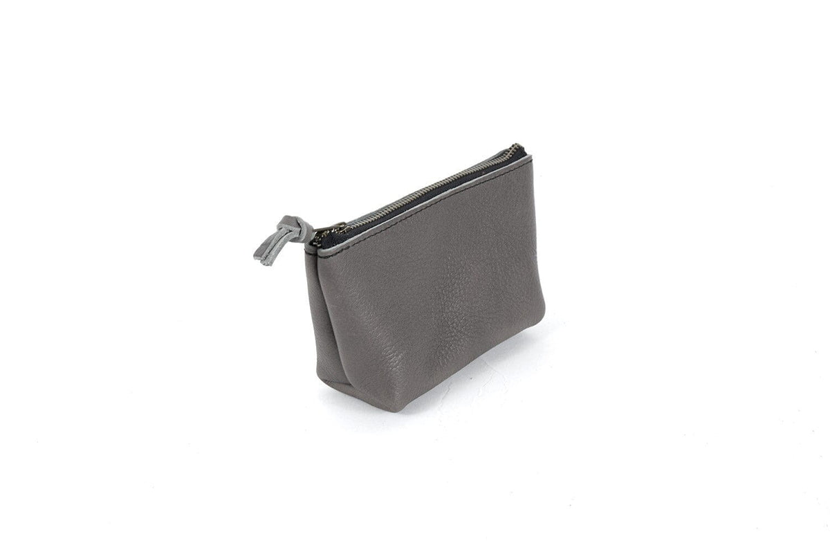 Small Leather Pouch Leather Coin Purse Black Leather 