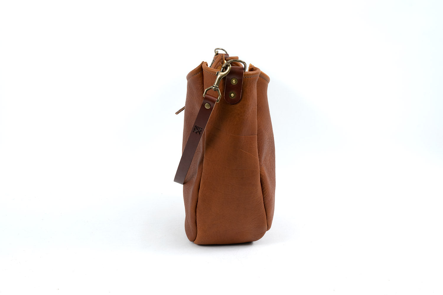 Celeste Leather Hobo Bag - Large - Peanut Bison - Go Forth Goods ®