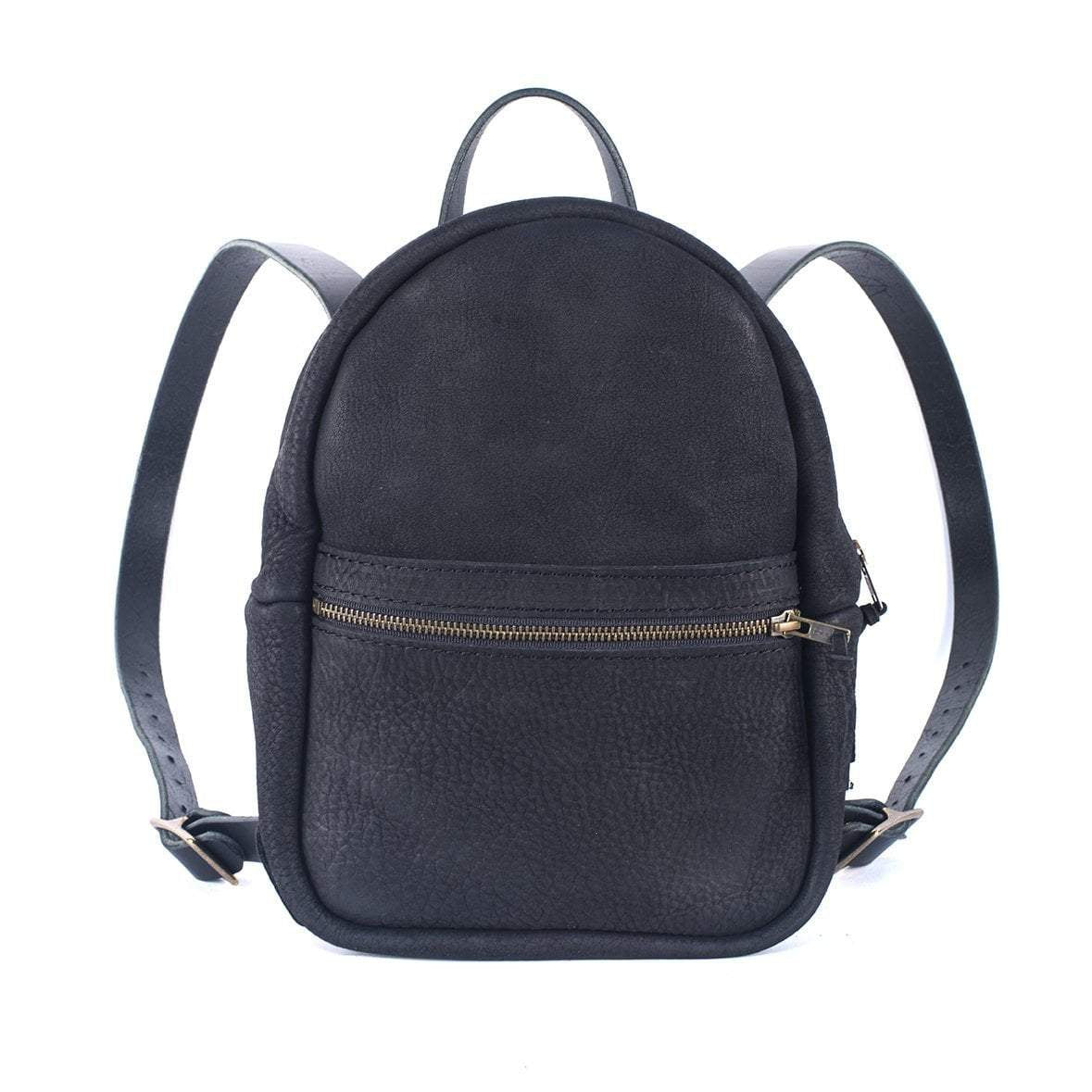 CLASSIC ZIPPERED SMALL LEATHER BACKPACK PURSE - IN STOCK