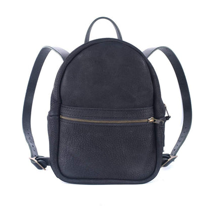 CLASSIC ZIPPERED SMALL LEATHER BACKPACK PURSE - IN STOCK