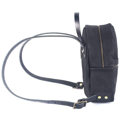 CLASSIC ZIPPERED SMALL LEATHER BACKPACK PURSE - IN STOCK