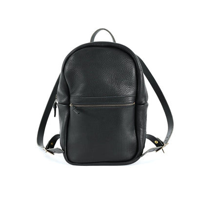 CLASSIC ZIPPERED LEATHER BACKPACK - MEDIUM - IN STOCK