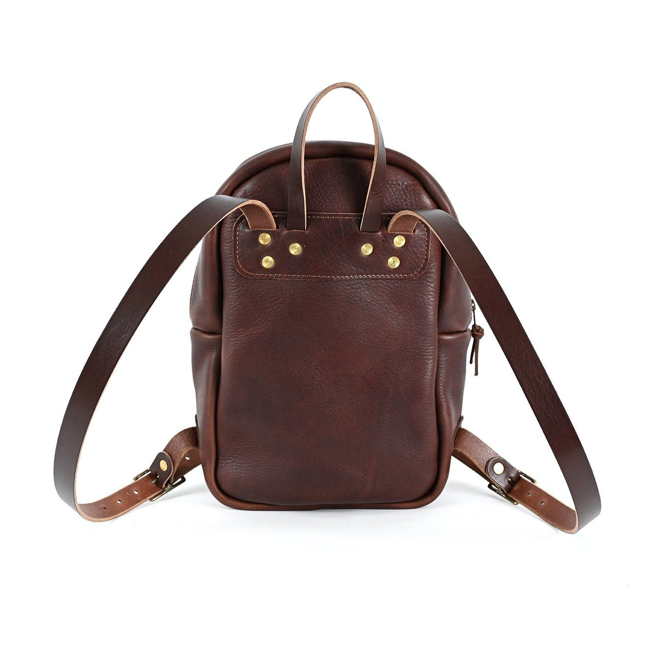 CLASSIC ZIPPERED LEATHER BACKPACK - MEDIUM - IN STOCK
