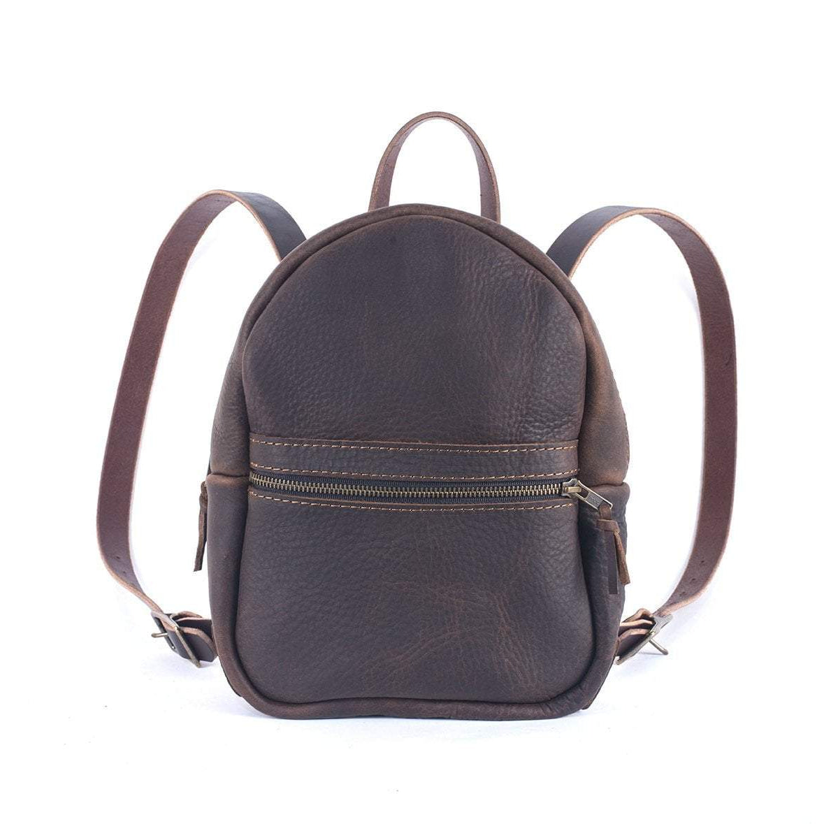 CLASSIC ZIPPERED SMALL LEATHER BACKPACK PURSE - IN STOCK