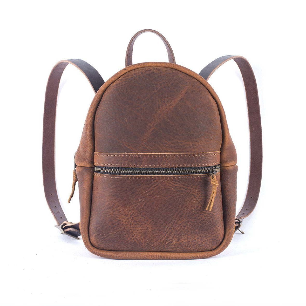 CLASSIC ZIPPERED SMALL LEATHER BACKPACK PURSE - IN STOCK