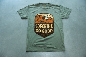 GO FORTH AND DO GOOD - ARCHES NP - T-SHIRT