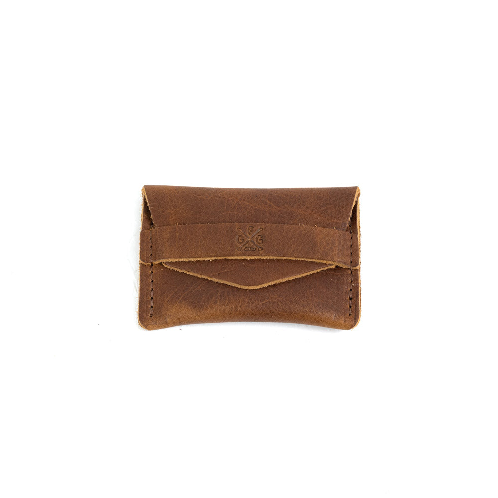 TUCK LEATHER CARD WALLET