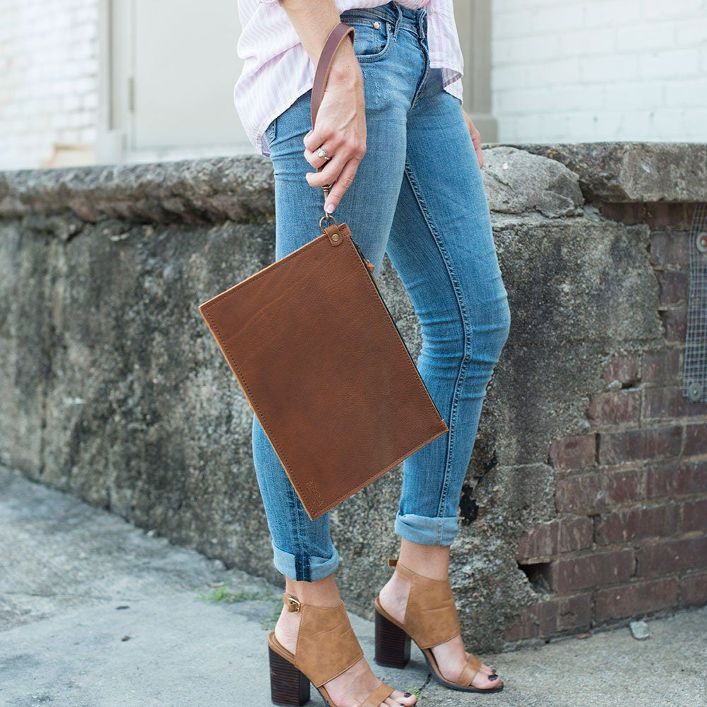 Oversized wristlet clutch Clearance