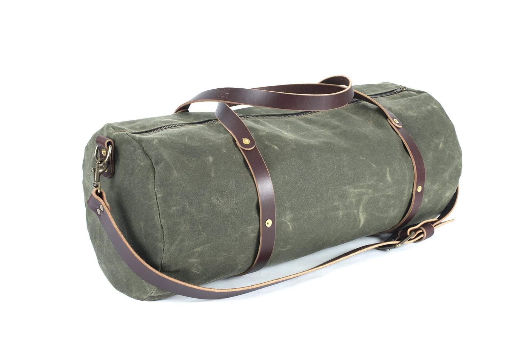 Waxed Canvas Luggage Bag Large Capacity Crossbody Bag Travel