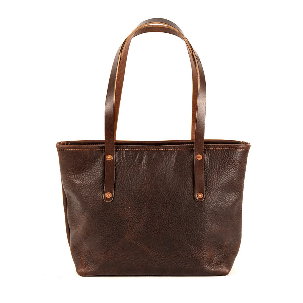 AVERY LEATHER TOTE BAG - MEDIUM - WITH ZIPPER - IN STOCK