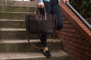 BUCHANAN LEATHER TOTE BAG / BRIEFCASE