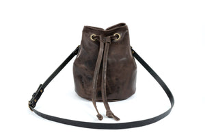 Leather Bucket Bag - Large (RTS)