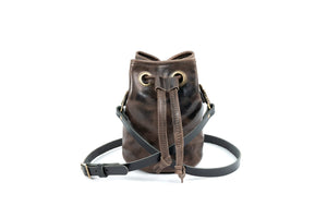Leather Bucket Bag - Small (RTS)