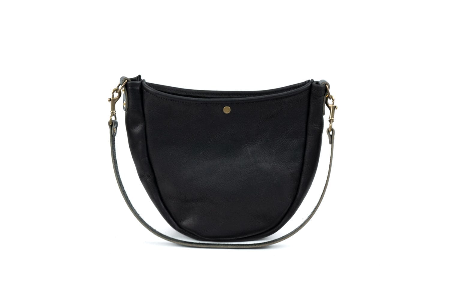Celeste Leather Hobo Bag - Black (RTS)