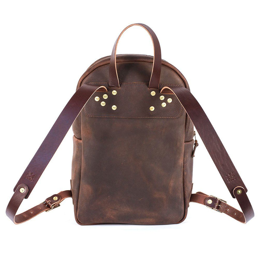 CLASSIC ZIPPERED LEATHER BACKPACK - IN STOCK