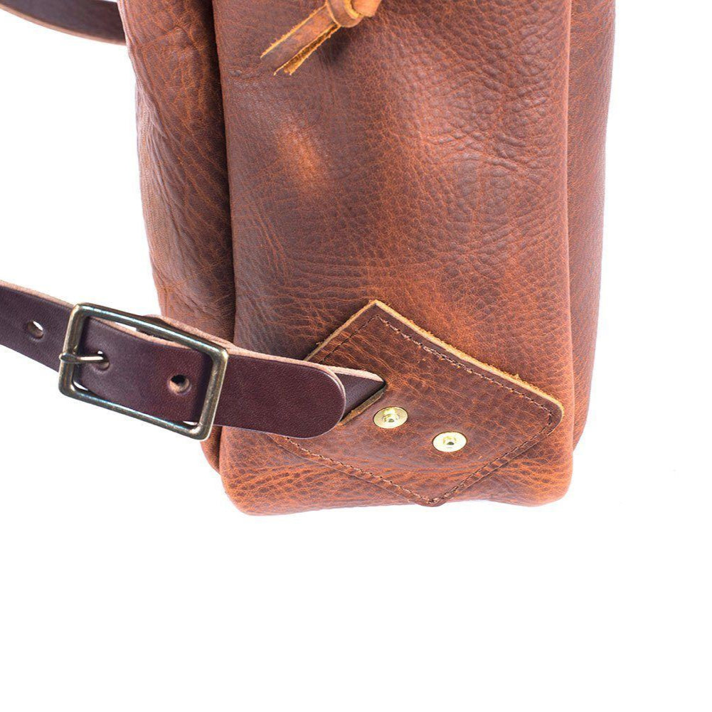 CLASSIC ZIPPERED LEATHER BACKPACK - IN STOCK