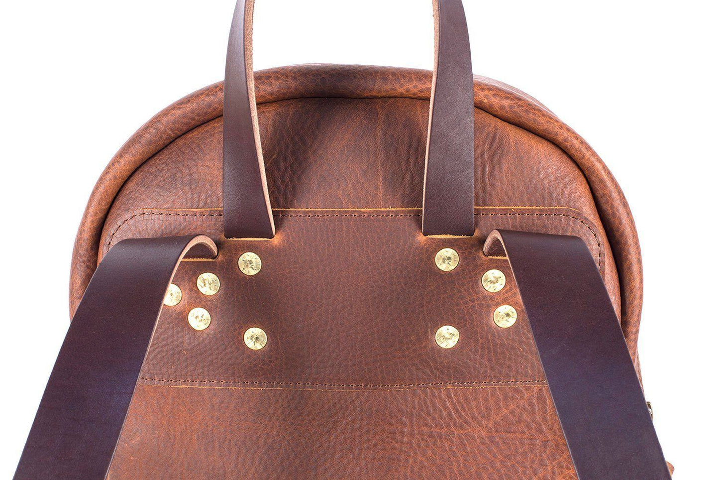 CLASSIC ZIPPERED LEATHER BACKPACK - IN STOCK