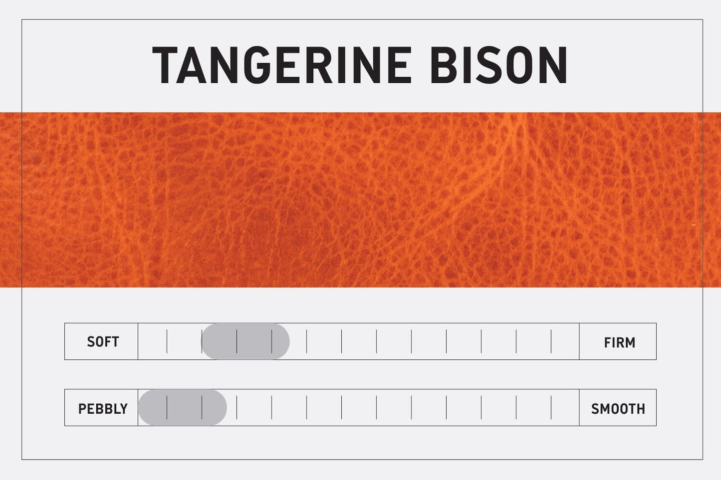LEATHER BUCKET BAG - SMALL - TANGERINE BISON