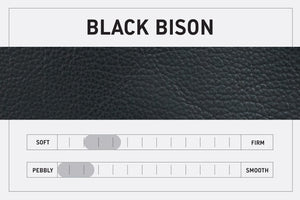 Celeste Leather Hobo Bag - Black Bison
