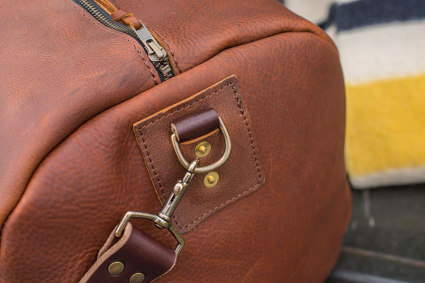 EXPEDITION LEATHER DUFFLE BAG - IN STOCK