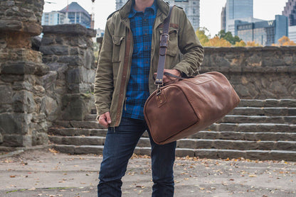 EXPEDITION LEATHER DUFFLE BAG - IN STOCK