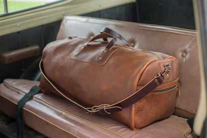 EXPEDITION LEATHER DUFFLE BAG - IN STOCK