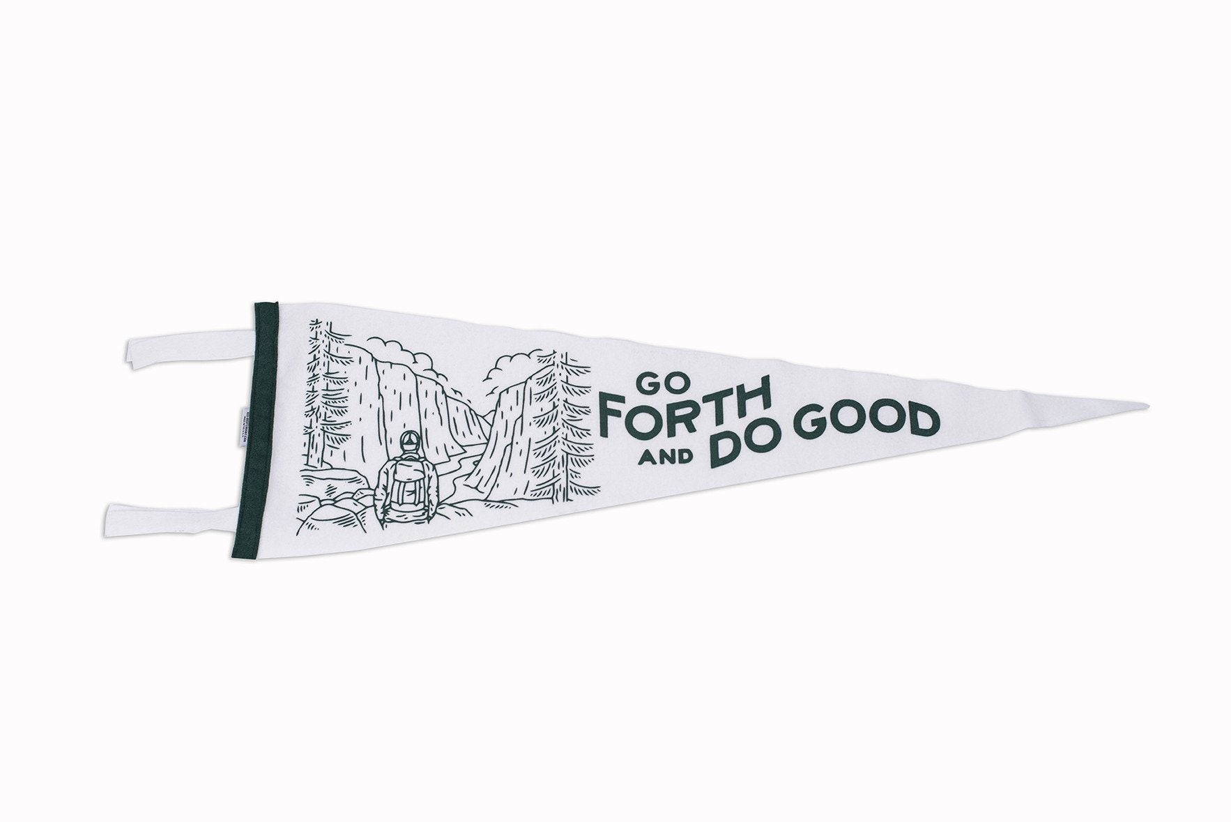 GO FORTH AND DO GOOD PENNANT