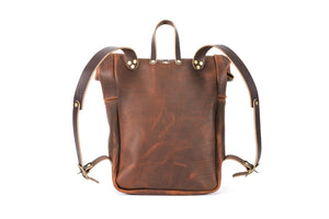 GRANT LEATHER ROLL TOP RUCKSACK BACKPACK (RTS)