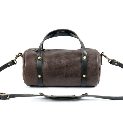 JANE LEATHER CROSSBODY - CHARCOAL BISON